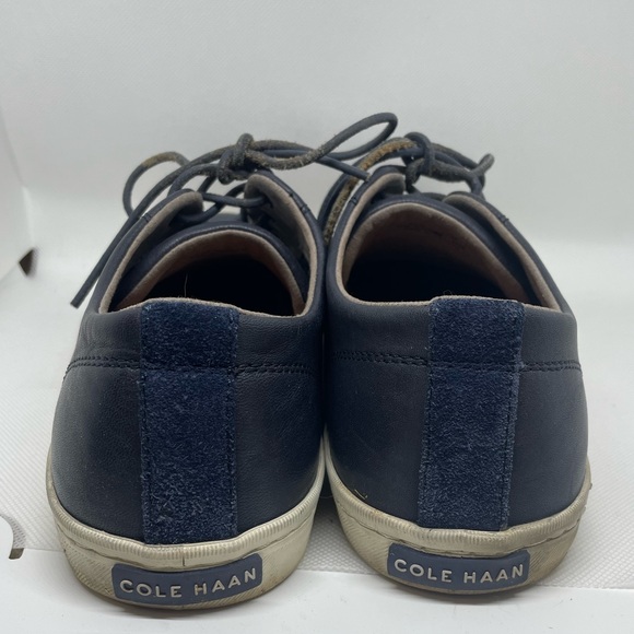 Cole Haan Grand øs Blue leather sneakers - Picture 2 of 4